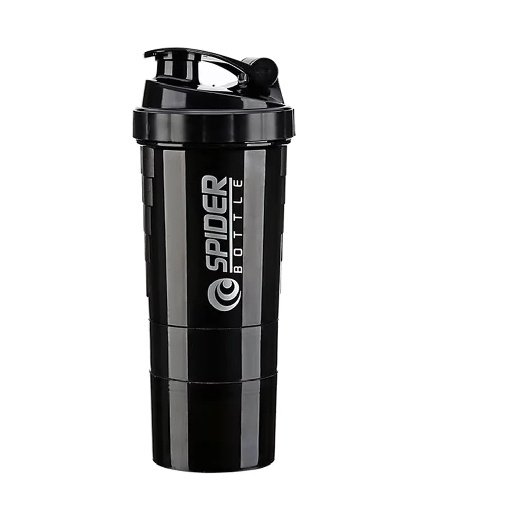 IronCoreFitness 3 Layer Shaker Protein Bottle